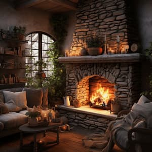 El Brillo De Las Brasas: Melodías Calmantes Del Fuego - Santiago Lorenzo Amor