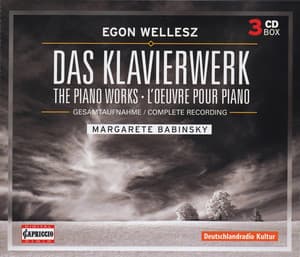 Wellesz, E.: Piano Music - Egon Wellesz