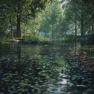 Productive Calm: Water's Chill for Work Focus - Relaxation Study Music