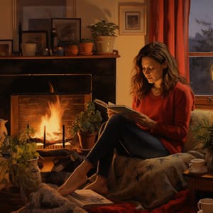 Relaxing by the Hearth: Ember's Lyrics Duet - Night Sounds