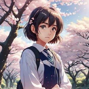 Whispering Sakura: Chill Lofi Anime Beats - Anime Girl Lofi