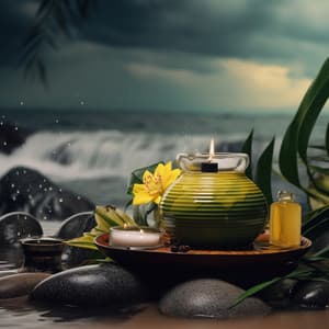 Soothing Rain Serenity: Massage Melodies - Sunday Chillout Songs