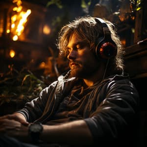 Coro Místico A La Luz Del Fuego En Sueños: Música Para Aliviar El Estrés - Guru de música tranquila