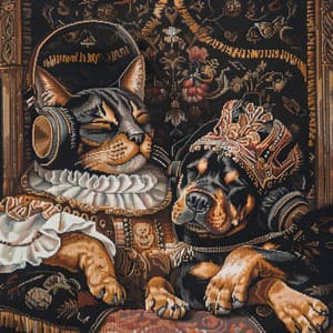 Hoheitliche Haustierverwöhnung - Beruhigende Musik für Hunde