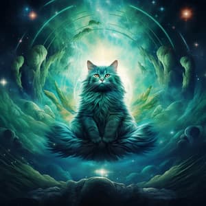 Infinite Flame Melodies: Feline's Fire Waltz - Sounds of the Forest