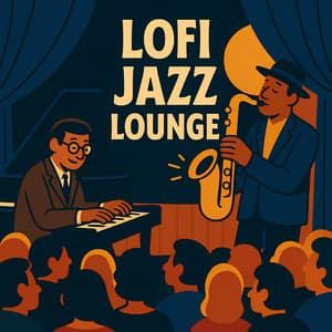 Relaxing Lofi Jazz Lounge Music Funky Study Work Reading Gaming Studying Beats - Instrumental Jazz Music Ambient