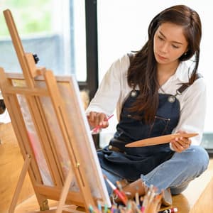 Nature's Harmonic Focus: A Chill Soundscape for Concentration - Gentle Outdoors