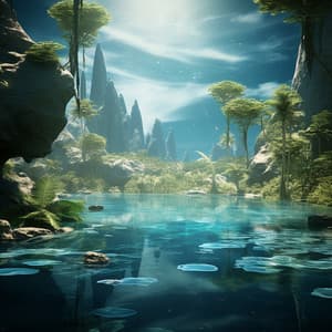 Binaural Meditation Oasis: Serene Waterscapes - One Zero 8