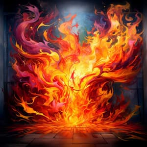 Fire's Enchanting Waves: Fugue of Flames - Gentle by Nature