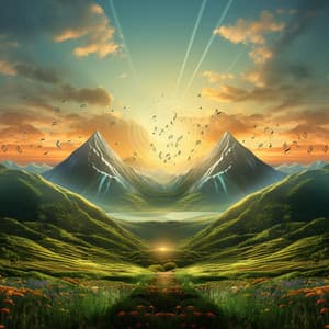 Harmonious Inferno: Serene Music Fire - My Serenity