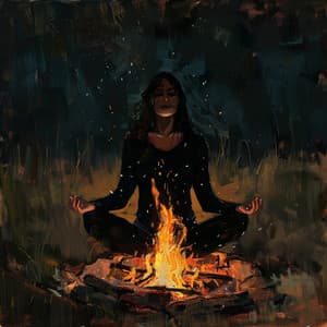 Vibraciones De Meditación Del Fuego: Llamas Apacibles - Atmósferas de Tokio