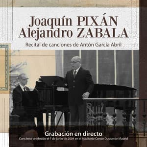 Recital de Canciones de Anton García Abril - Antón García Abril