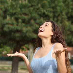 Ethereal Rain: Harmonic Melodies for Calmness - Rain and Thunder Sounds