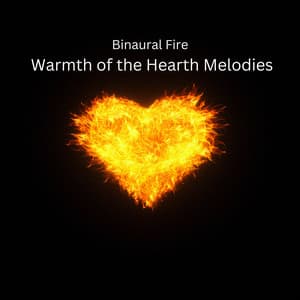Binaural Fire: Warmth of the Hearth Melodies - Bubbled White Noise Fire Sounds