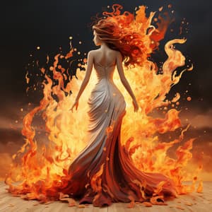 Blazing Fire Harmony: Symphony of Dance - Dusty Clav