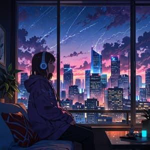 City Lights & LoFi: Chillhop for Urban Nights - LO-FI BEATS