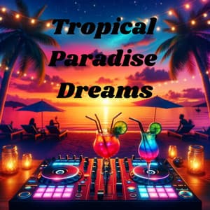 Tropical Paradise Dreams - Beachside Relaxation, Summer House Beats, Sunset Lounge & Poolside Chill Sessions - Sunset Chill Out Music Zone