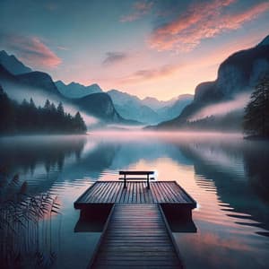 Autumn Spitit with Water Waves - Water Sound Natural White Noise