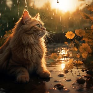 Serenata Purr-Fecta De Lluvia: Sonidos Tranquilos Para Gatos - Sonidos del clima