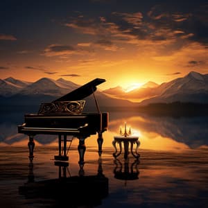 Tides of Melody: Rhythmic Piano Music - Peaceful Pianos