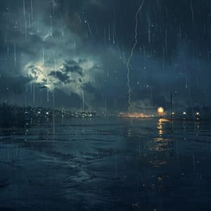 Nighttime Binaural Rain and Thunder for Sleep - Sleep Waves