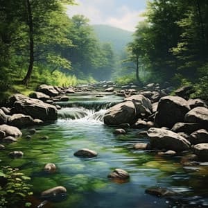 Flowing Water Meditation Music - Healing Energy