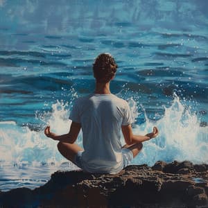 Meditación Tranquila Del Océano: Ecos Relajantes Del Agua - Descansar Musica