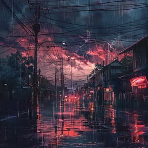 Refreshing Rain: Chill Thunder for Relaxing Days - Upbeat Instrumental Music