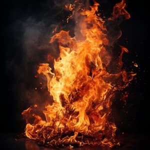 Serenidad Iluminada Por El Fuego: Música Relajante Y Luz De Fuego - Bosque ambiental