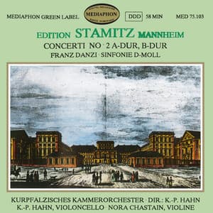 Edition Stamitz Mannheim, Vol. 3 - Franz Danzi