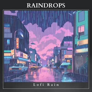 Raindrops: Background Lofi - Lofi Rain