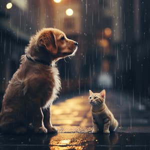 Paseo Bajo La Lluvia: Melodía Juguetona Para Perros - Música suave