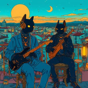Jazz Bohemio na Aldeia Tranquila com Sons Lofi - Lo-Fi