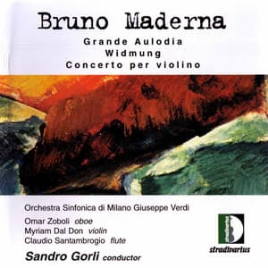 Maderna: Grande Aulodia, Widmung & Concerto per violino - Bruno Maderna