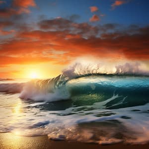 Relajación En El Océano: Ambiente Relajante Del Mar - Etiqueta de la naturaleza