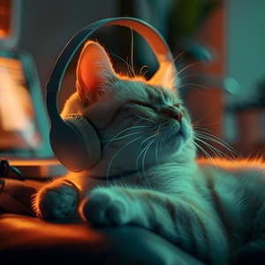 Lofi Feline: Cat Chord Echoes - Calming Cat Music
