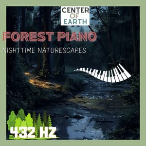 432 Hz Forest Piano: Nighttime Naturescapes - Center of Earth