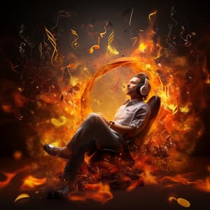 Relaxing Flames: Fires Ambient Melodies - Chill Out Town