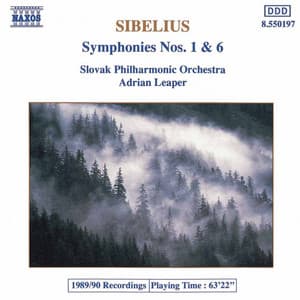 Sibelius: Symphonies Nos. 1 and 6 - Jean Sibelius