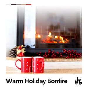 Warm Holiday Bonfire - Fire Sounds Sleep