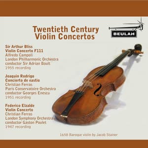 Twentieth Century Violin Concertos - London Philharmonic Orchestra