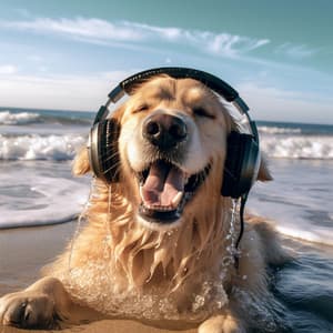 Ocean Play: Dogs Joyful Rhythms - Zen Hanami