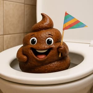 Poep, poep, poep! Dit is een liedje over stront! - De Tekentovenaar