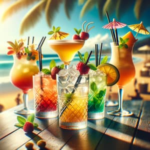 Beach & Drinks - Sienna Luminosa