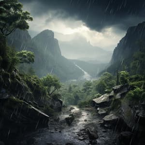 Rain Work Ambiance: Refreshing Focus Showers - Foggy Light Wave