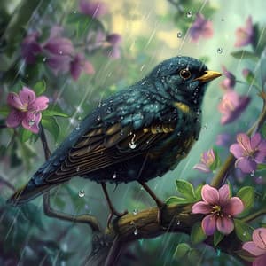 Ecos Emplumados De La Lluvia: Sinfonía Binaural Con Aves De La Naturaleza - 92 96 Hz - Santo hercio espiritual