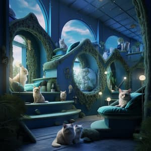 Binaural Spark: Embered Feline Realm - Weightless Light