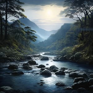 Gentle River's Nighttime Lullaby: Baby's Sleep Sounds - Baby Music