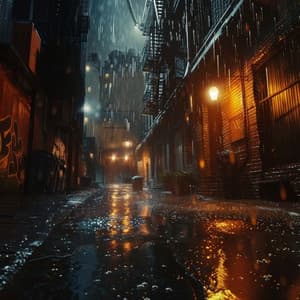 Storm's Calm: Chill in Rain and Thunder - Vinyasa