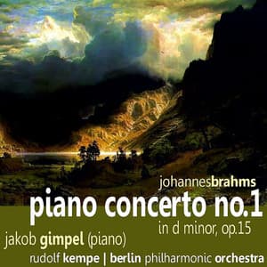 Brahms: Piano Concerto No. 1 - Jakob Gimpel